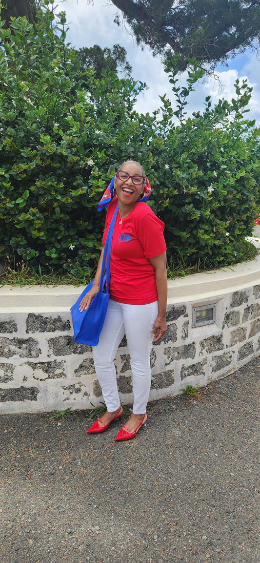 Versa Cupmatch Wear T- Shirts (White tees Crew neck) (Red and Blue tees V neck)
